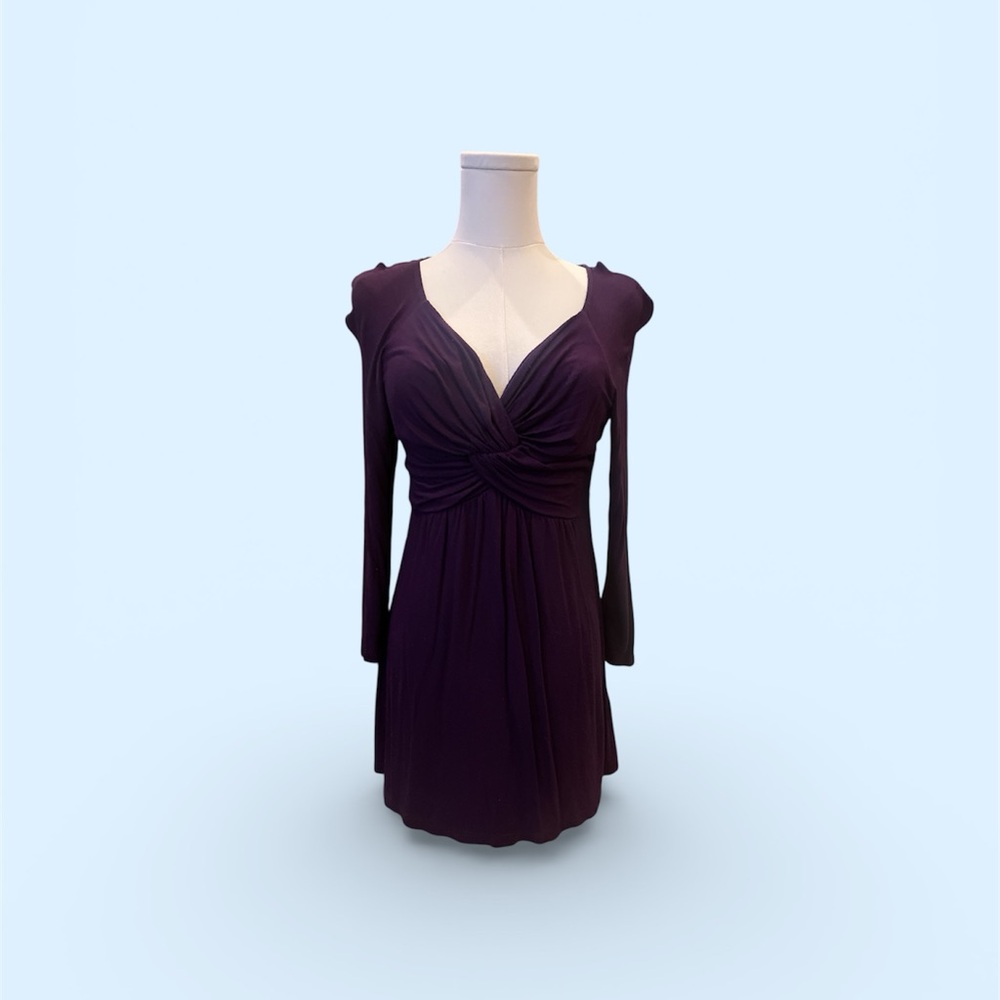 Venus Elegant Purple Long Sleeve Blouse